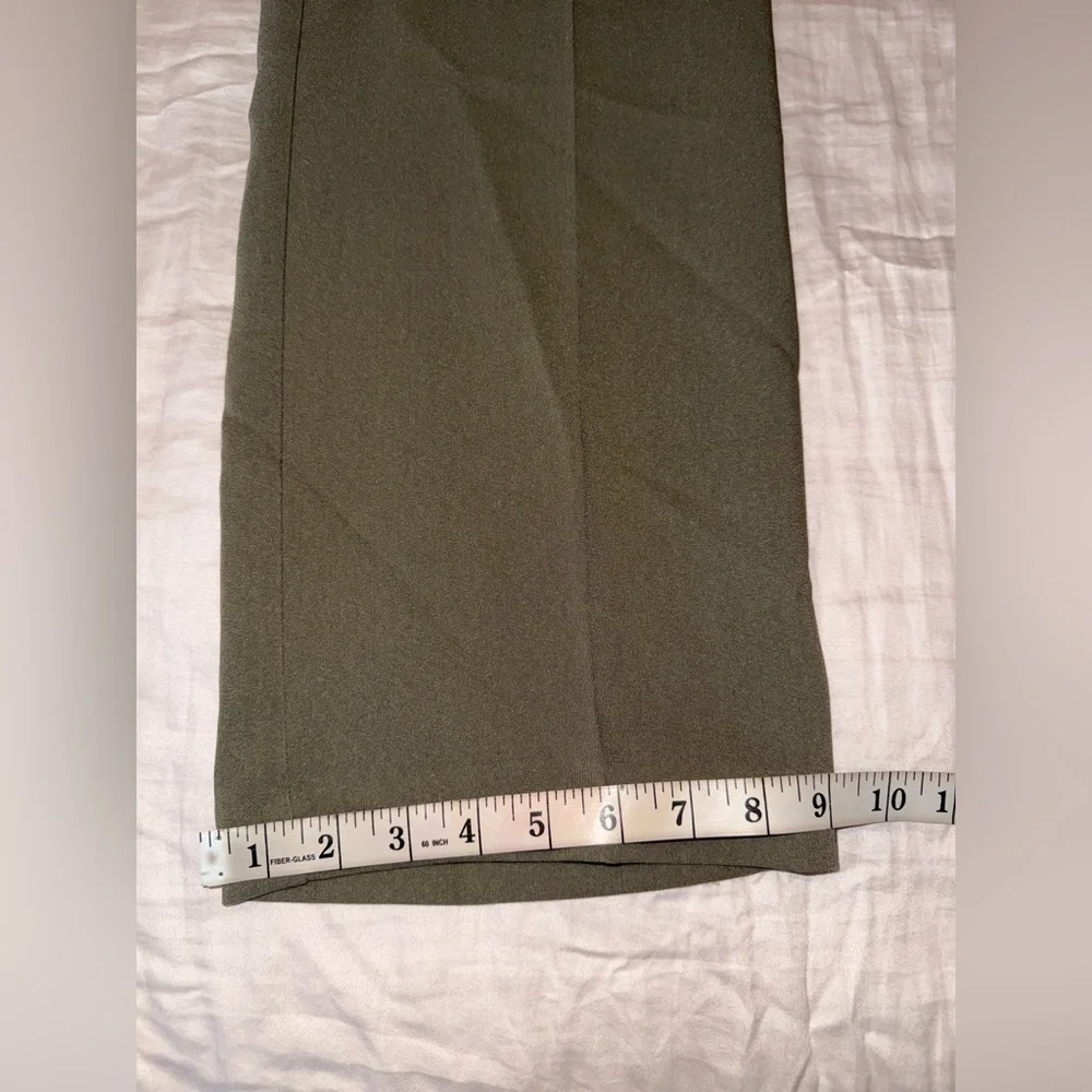 Bardot Maison Straight Leg Green Trousers NWT Size 4